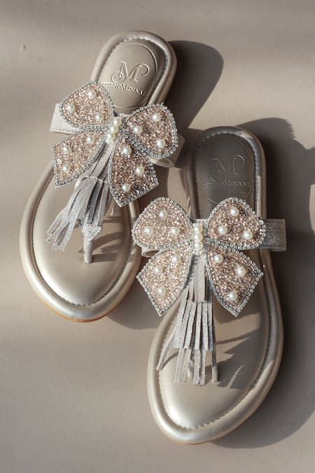 PHENOMINAAL A Lil Magic Hand Embroidered Sandals 