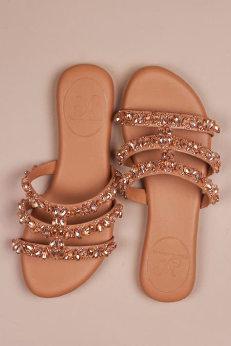 PHENOMINAAL Cleopatra Embellished Sandals 