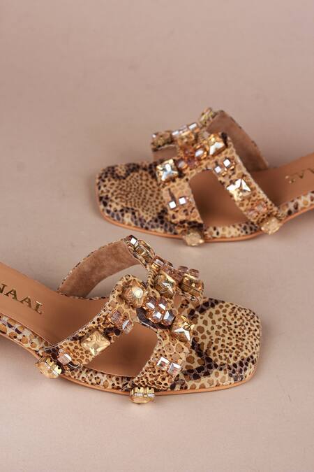 PHENOMINAAL_Black Crystal Sunrise Embellished Heels _at_Aza_Fashions