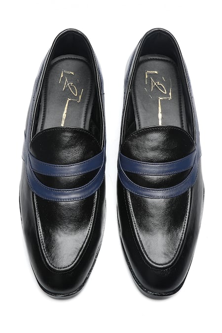 Nidhi Bhandari Leather Contrast Upper Moccasins 