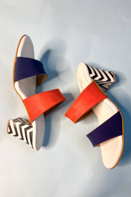 Buy The Alter Red Freeda Solid Slip-on Block Heels Online at Aza Fashions Buy_The Alter_Red Freeda Solid Slip-on Block Heels _Online_at_Aza_Fashions