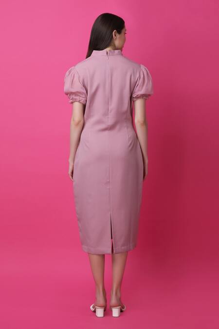 Manish Nagdeo Floral Print Sheath Dress For Kids