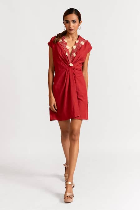 RIVI Ember Embellished Blazer Dress 