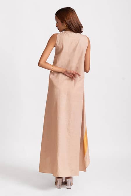 Rivi Golden Hour Gala Asymmetric Dress 