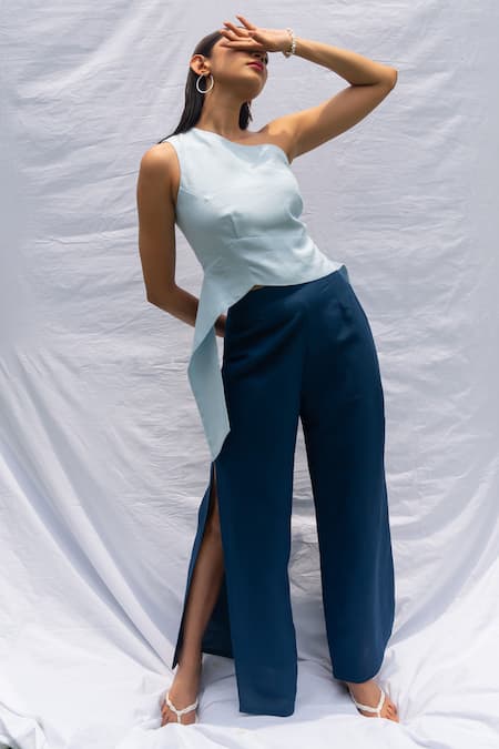 RIVI Mist One Shoulder Top With Pant 