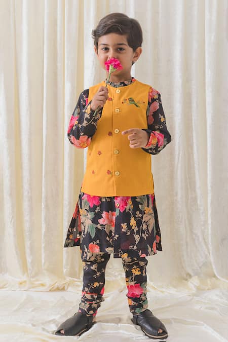 Tiber Taber Floral Fiesta Bundi Kurta Set 