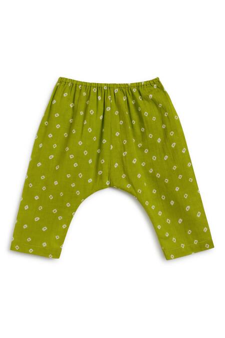 Buy_Tiber Taber_White Cotton Embroidery Krishna Magic Kurta Pyjama Set 