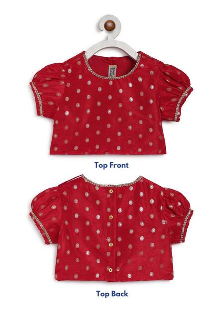 Tiber Taber Red Viscose Zari, Lace O Desi Girl Pre-stitched Saree With Blouse at Aza Fashions Tiber Taber_Red Viscose Zari, Lace O Desi Girl Pre-stitched Saree With Blouse_at_Aza_Fashions