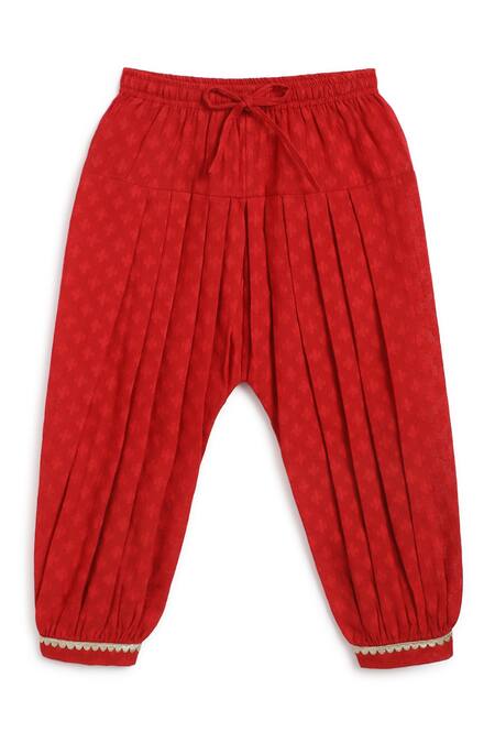 Shop Tiber Taber Cream Cotton Lace Garden Bloom Anarkali And Salwar Set Shop_Tiber Taber_Cream Cotton Lace Garden Bloom Anarkali And Salwar Set