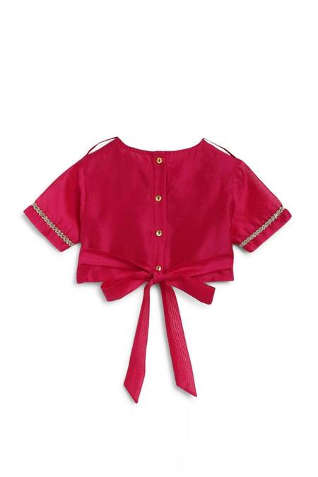 Shop Tiber Taber Yellow Chanderi , Embroidery, Lace Floral Fun Print Lehenga Set Online at Aza Fashions Shop_Tiber Taber_Yellow Chanderi , Embroidery, Lace Floral Fun Print Lehenga Set _Online_at_Aza_Fashions