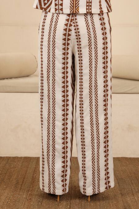 Muvazo Toda Textured Pant 