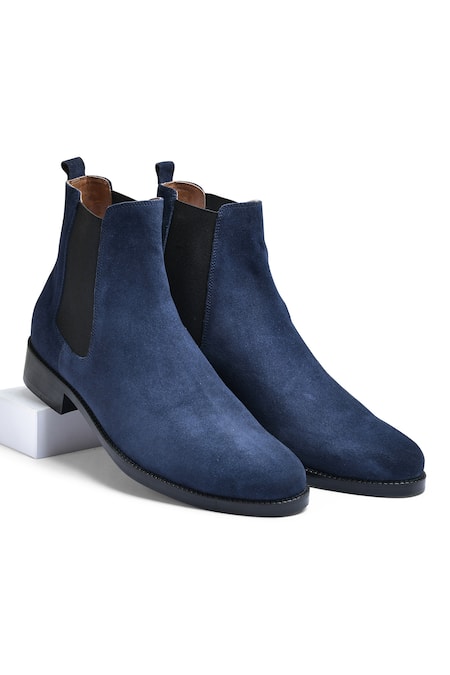 Wednesday Lifestyle Wellington Contrast Patch Chelsea Boots 