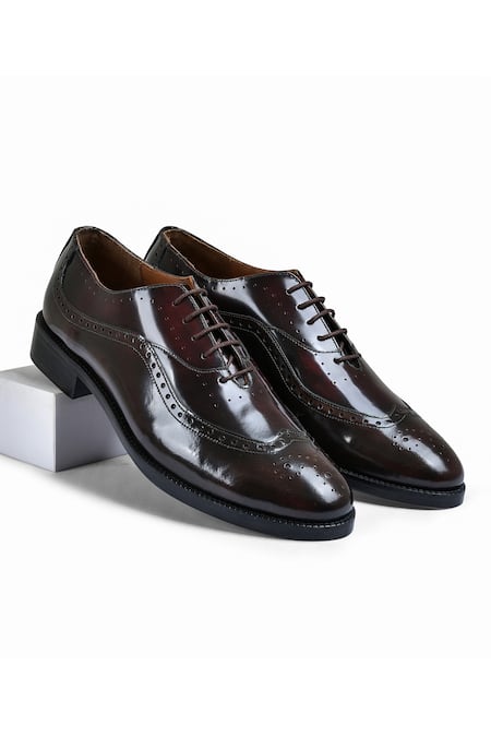 Wednesday Lifestyle Bradley Shaded Wholecut Oxford Shoes 