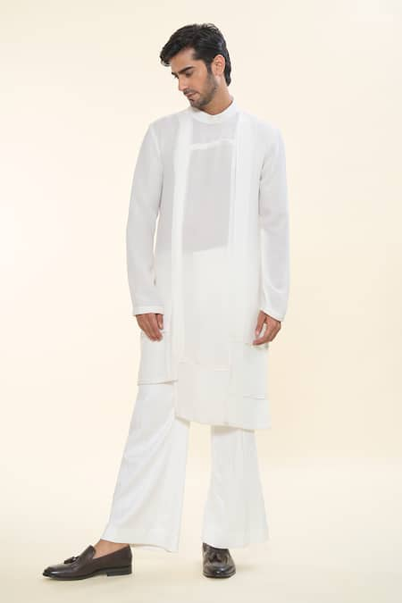 Prima Czar Asymmetric Layered Kurta With Pant 