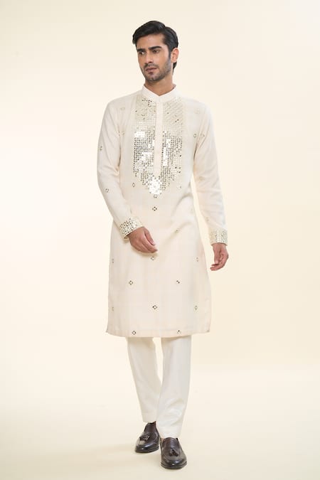 Prima Czar Mirror Embroidered Kurta 