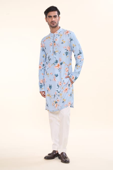 Prima Czar Floral Print Kurta 