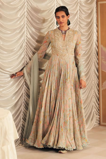 Ridhi Mehra Fankaar Printed Anarkali With Dupatta 