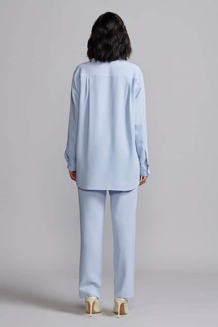 Dash And Dot Two Tone Shirt With Pant