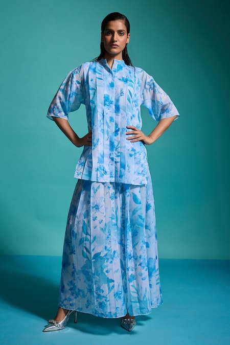 Dash And Dot Floral Print Culottes 