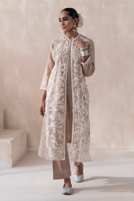 SAISHA Embroidered Jacket With Kurta Set 