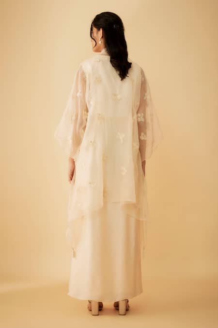 1999ad By Amita & Deepak Embroidered Jacket With Gown 