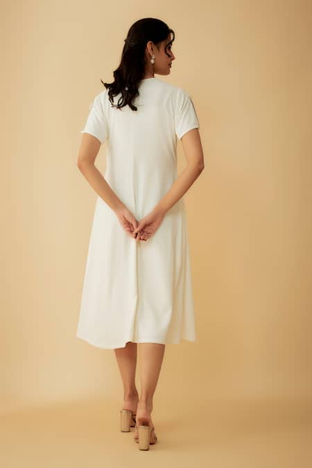 1999ad By Amita & Deepak Embroidered Dress With Inner 