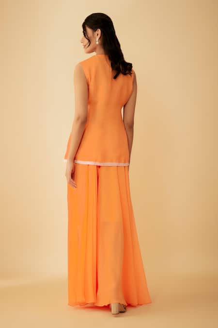 1999ad By Amita & Deepak Embroidered Kurta & Sharara Set 