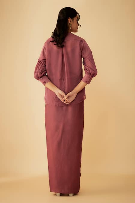 1999ad By Amita & Deepak Embroidered Top Skirt Set 