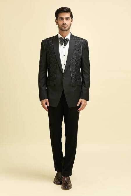 Buy Arihant Rai Sinha Black Silk, Viscose Sequins, Beads Galaxy Embroidered Blazer And Shirt Online at Aza Fashions Buy_Arihant Rai Sinha_Black Silk, Viscose Sequins, Beads Galaxy Embroidered Blazer And Shirt_Online_at_Aza_Fashions