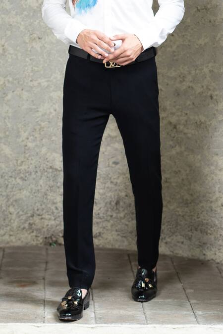 Courtyard By Abhi White Cotton, Lycra Lion Handpainted Shirt With Trouser Online at Aza Fashions Courtyard By Abhi_White Cotton, Lycra Lion Handpainted Shirt With Trouser _Online_at_Aza_Fashions