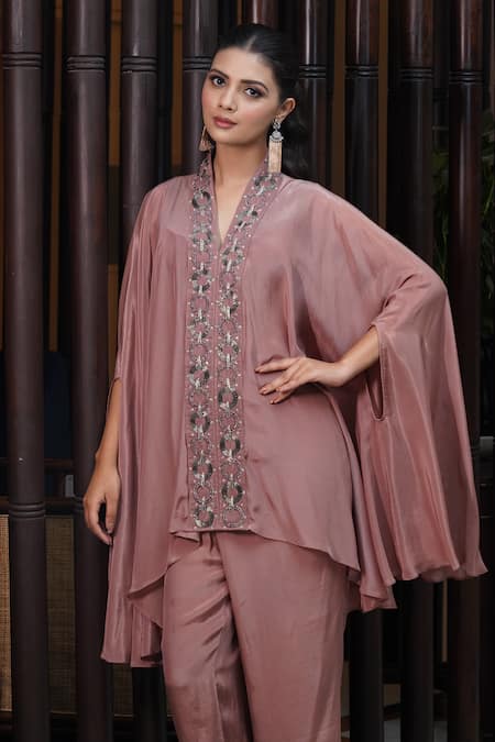 Myra Clothing Line Circular Bead Embellished Tunic With Pant 