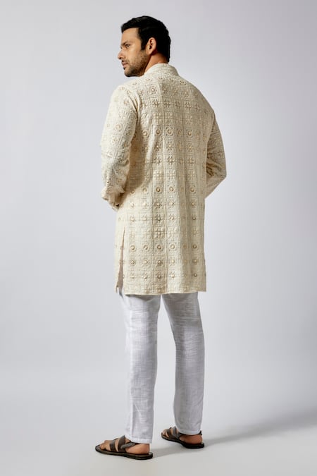 Spring Break Chikankari Embroidered Kurta With Pant 