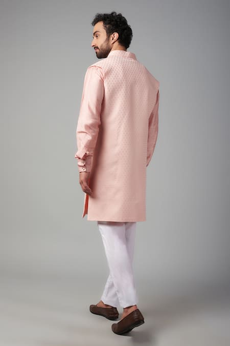 Spring Break Floral Jacquard Jacket & Pant Set 