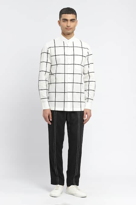 Abraham & Thakore Classic Checks Print Shirt 