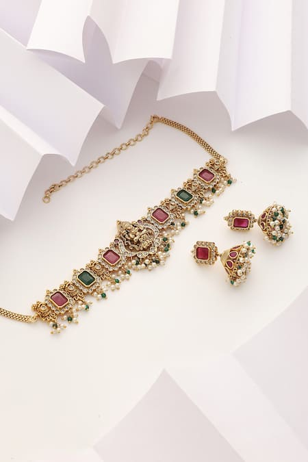 SUIKALA Carved Goddess Choker Set 