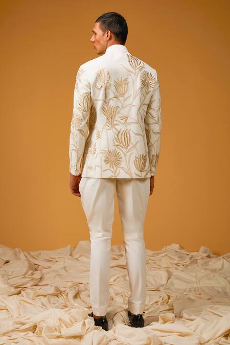 Rohit Bal Floral Embroidered Bandhgala 