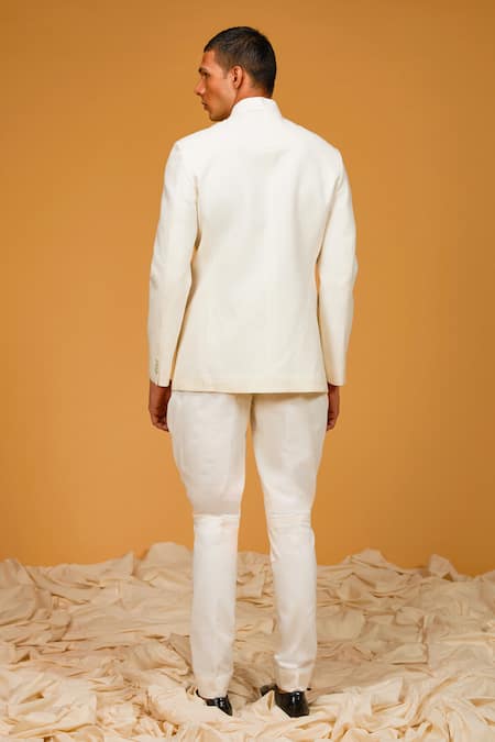 Rohit Bal Cheetah Placement Embroidered Bandhgala 