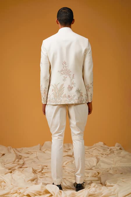 Rohit Bal Botanical Embroidered Bandhgala 