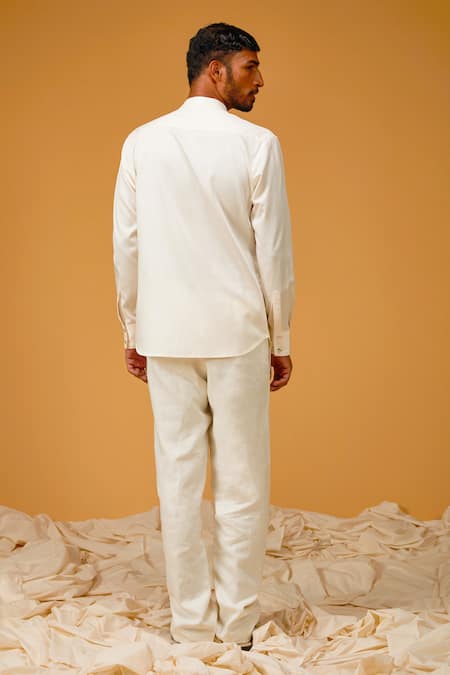 Rohit Bal Twin Bird Embroidered Shirt 