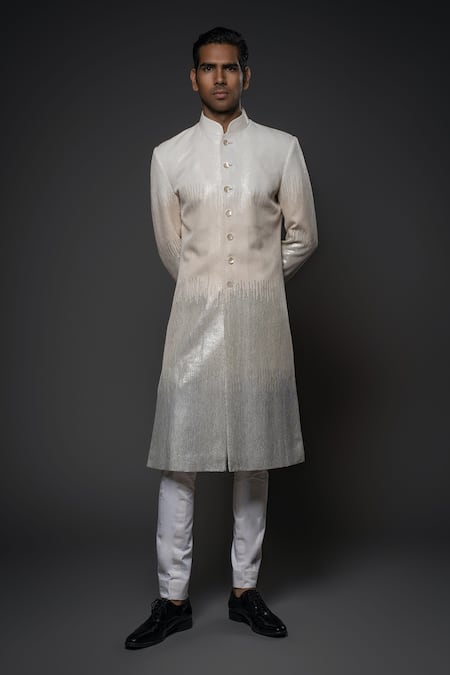 Rohit Bal Ombre Sequin Embroidered Sherwani 