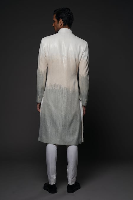 Rohit Bal Ombre Sequin Embroidered Sherwani 