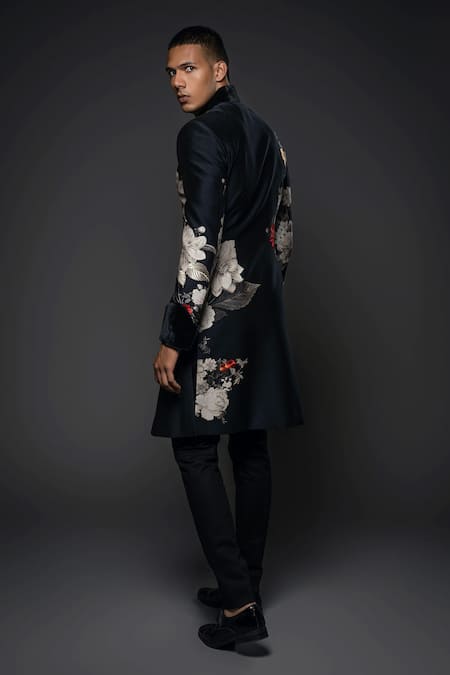 Rohit Bal Flower Garden Embroidered Sherwani 