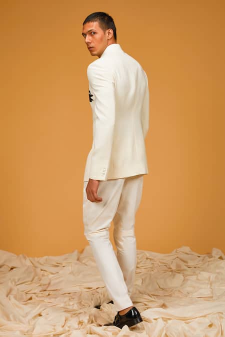 Rohit Bal Leopard Resham Embroidered Bandhgala 