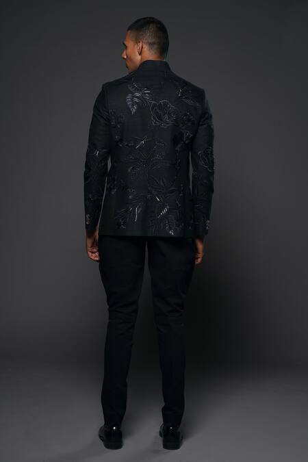 Rohit Bal Floral Resham Embroidered Bandhgala 