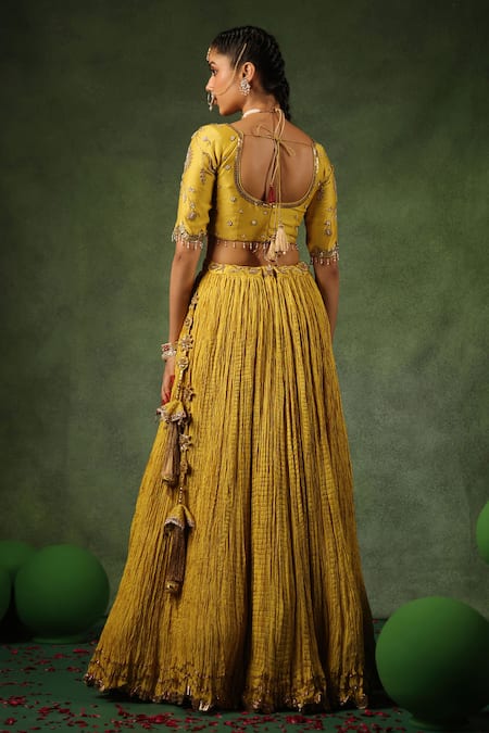 Label Niti Bothra Phool Butta Embroidered Lehenga Set 