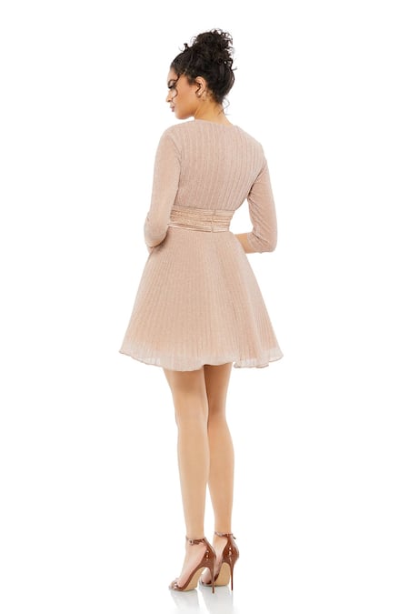 Mac Duggal Shimmer Textured Dress 