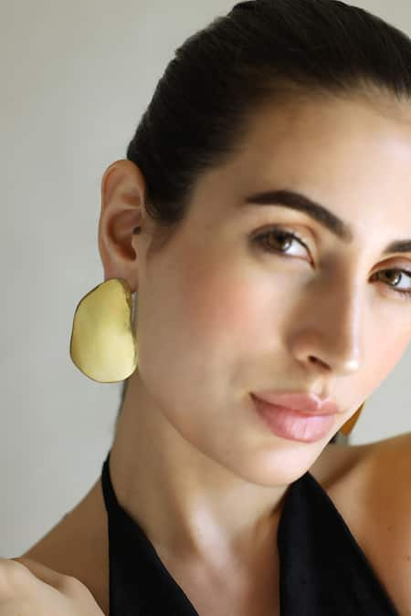 Varnika Arora Marine Abstract Shaped Earrings 