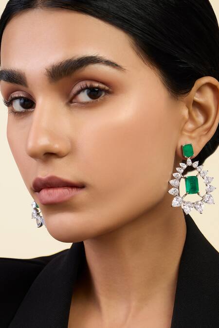 ISHARYA Indian Chandelier Statement Earrings 