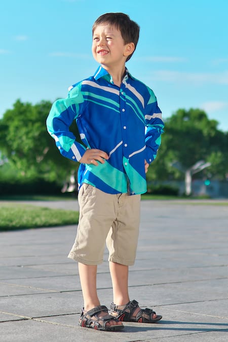 Anaario Stripe Print Shirt 