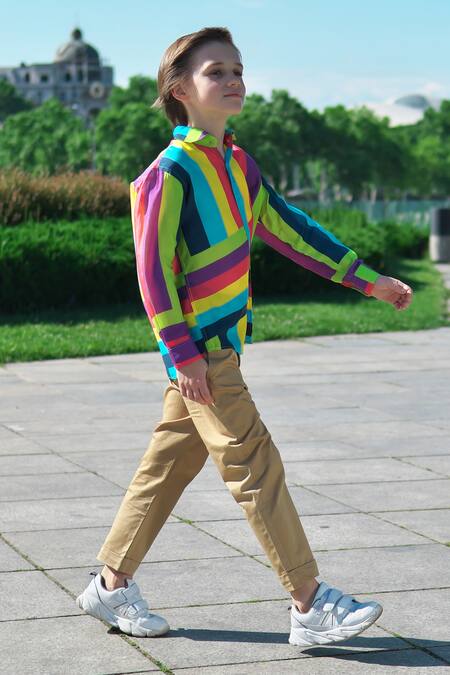 Anaario Linear Print Shirt 